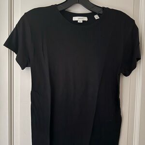 Vince Classic Black Short Sleeve Tee